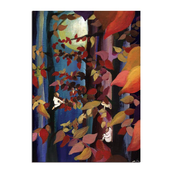 In The Woods Halloween Card for wholesale by Allport Editions