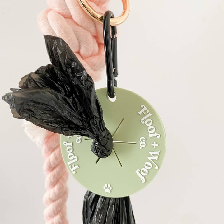 Floof + Woof Co. – wholesale Pet poo bag dispenser – Sage Poop Pal
