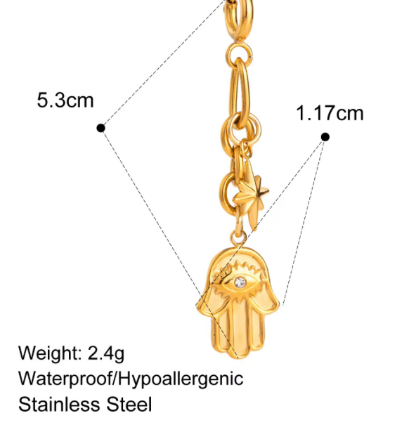 HoopLa - Wholesale Pendant/Charm Necklace - Bikini Charms- Clip On - Stainless Steel - 10