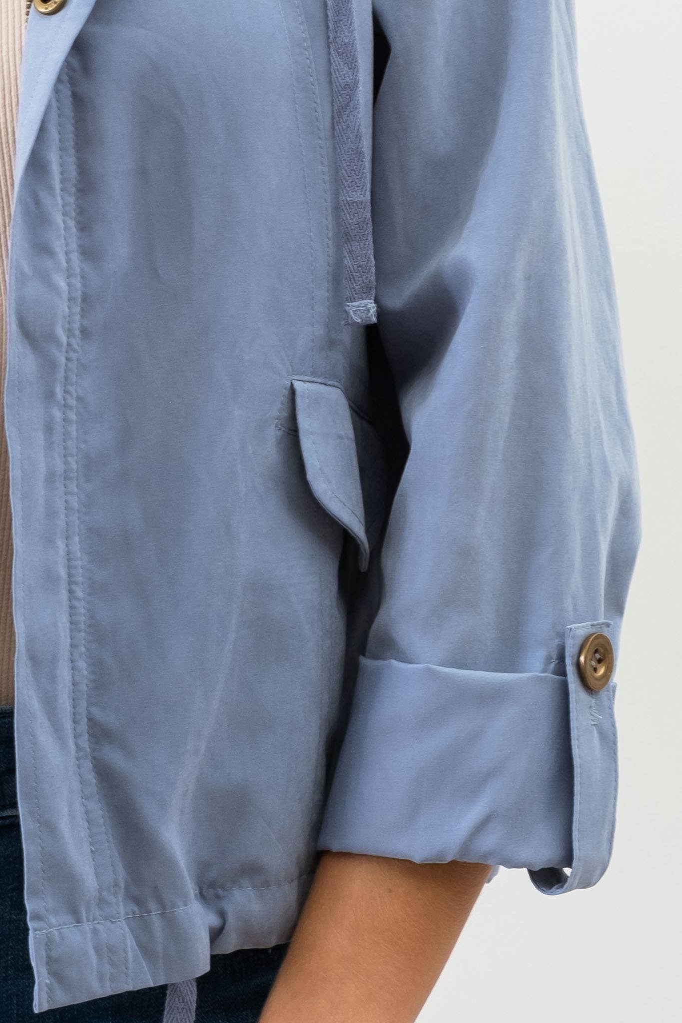 Blu Pepper - Wholesale Jacket - Women's - SNAP BUTTON ZIP UP HOODED JACKET15