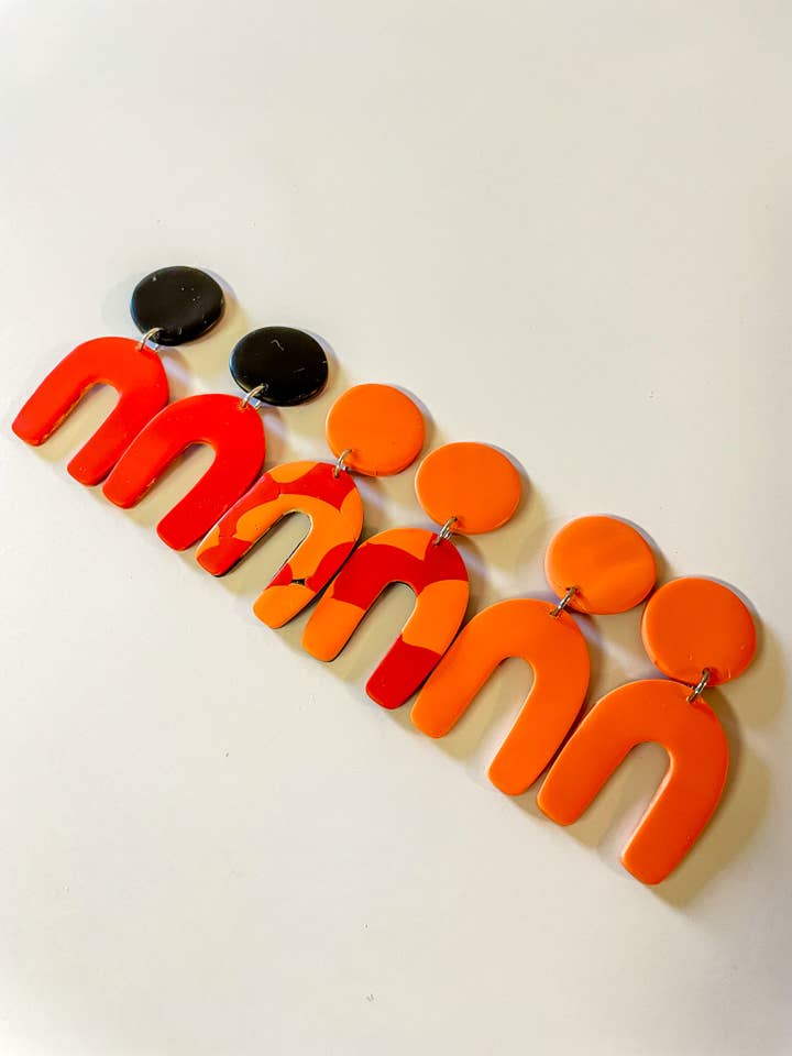 Fall Arches for wholesale by Dainty Clay Earrings
