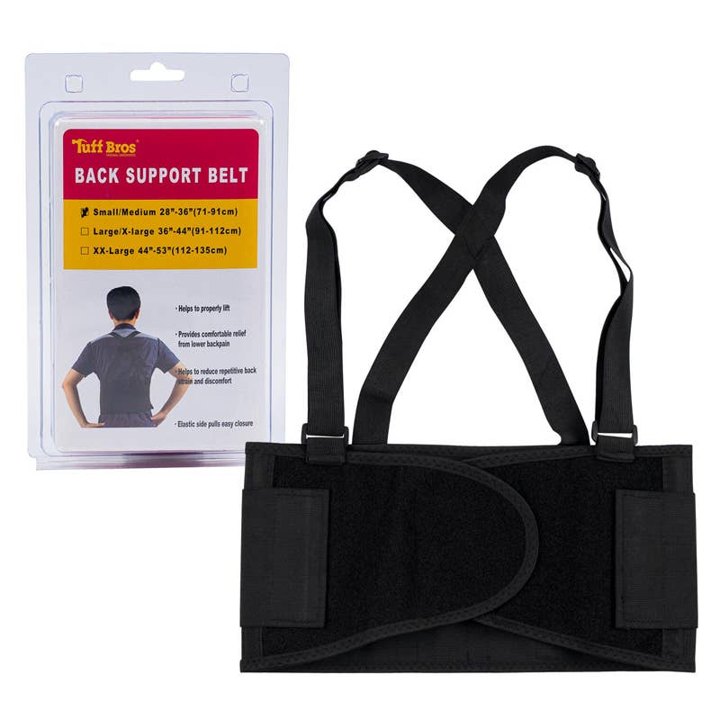 Deluxe Import Trading - Wholesale Body Brace/Support - Back Support Belt W/ Outer Elastic Straps0