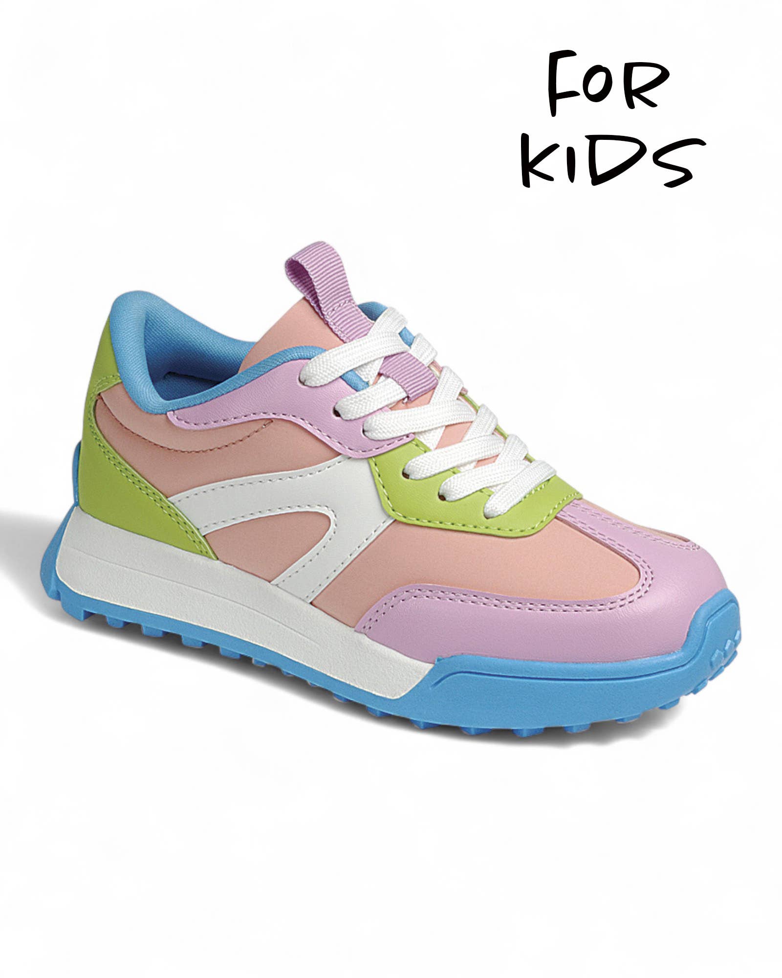 FASHION EMPORIO - Wholesale Lifestyle Sneakers - Kids - Kids Lace up Sneaker Shoes FL-ROUND-13K1