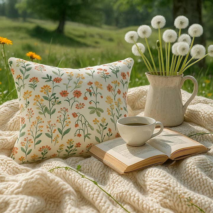 Mama and Tochter - Wholesale Chair Cushion - Waterproof Outdoor Cushion Cover - Native Floral