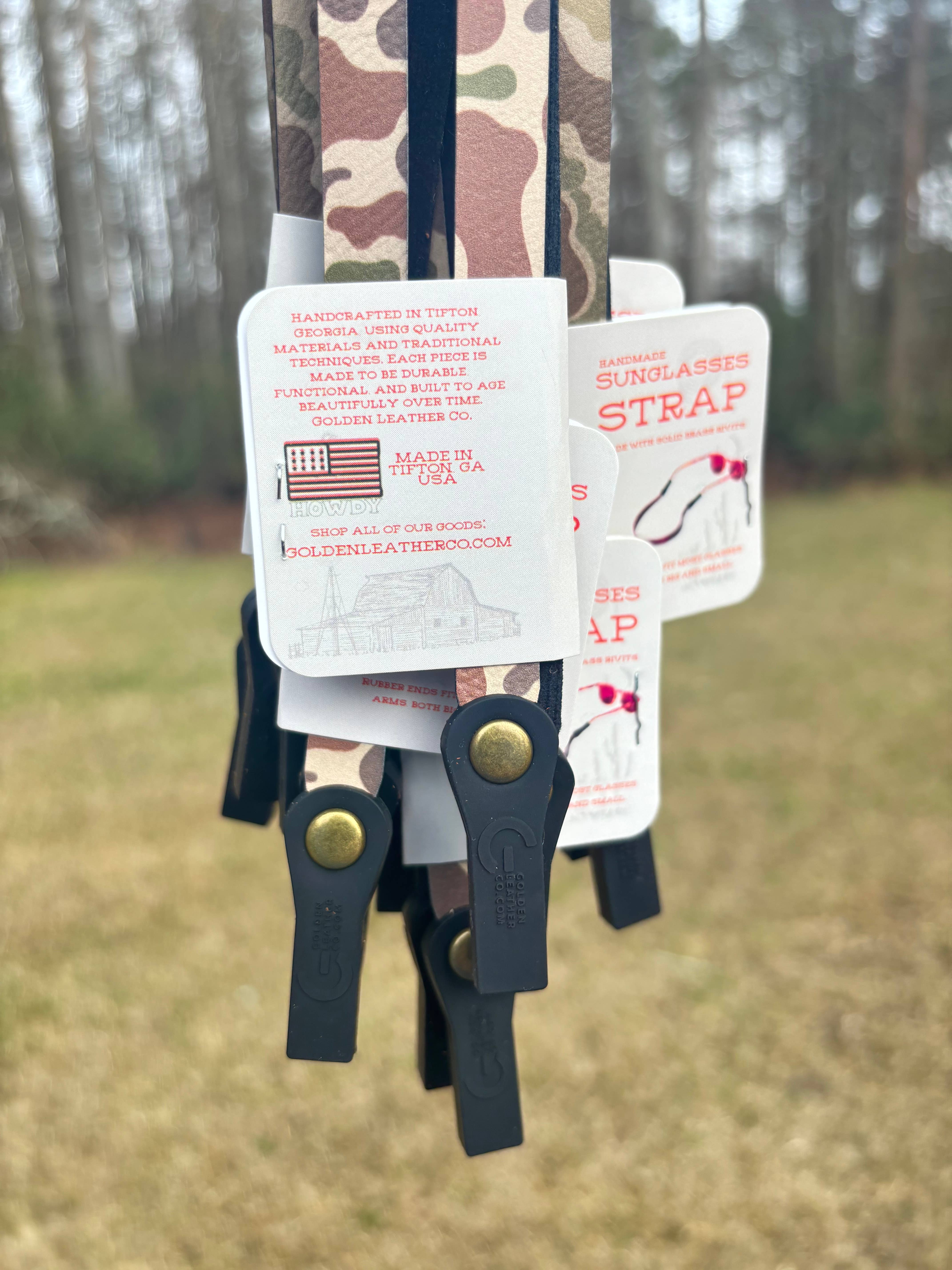 Golden Leather Co. - Wholesale Sunglasses/Eyeglasses Strap - Men's - Camo Sunglasses Strap4