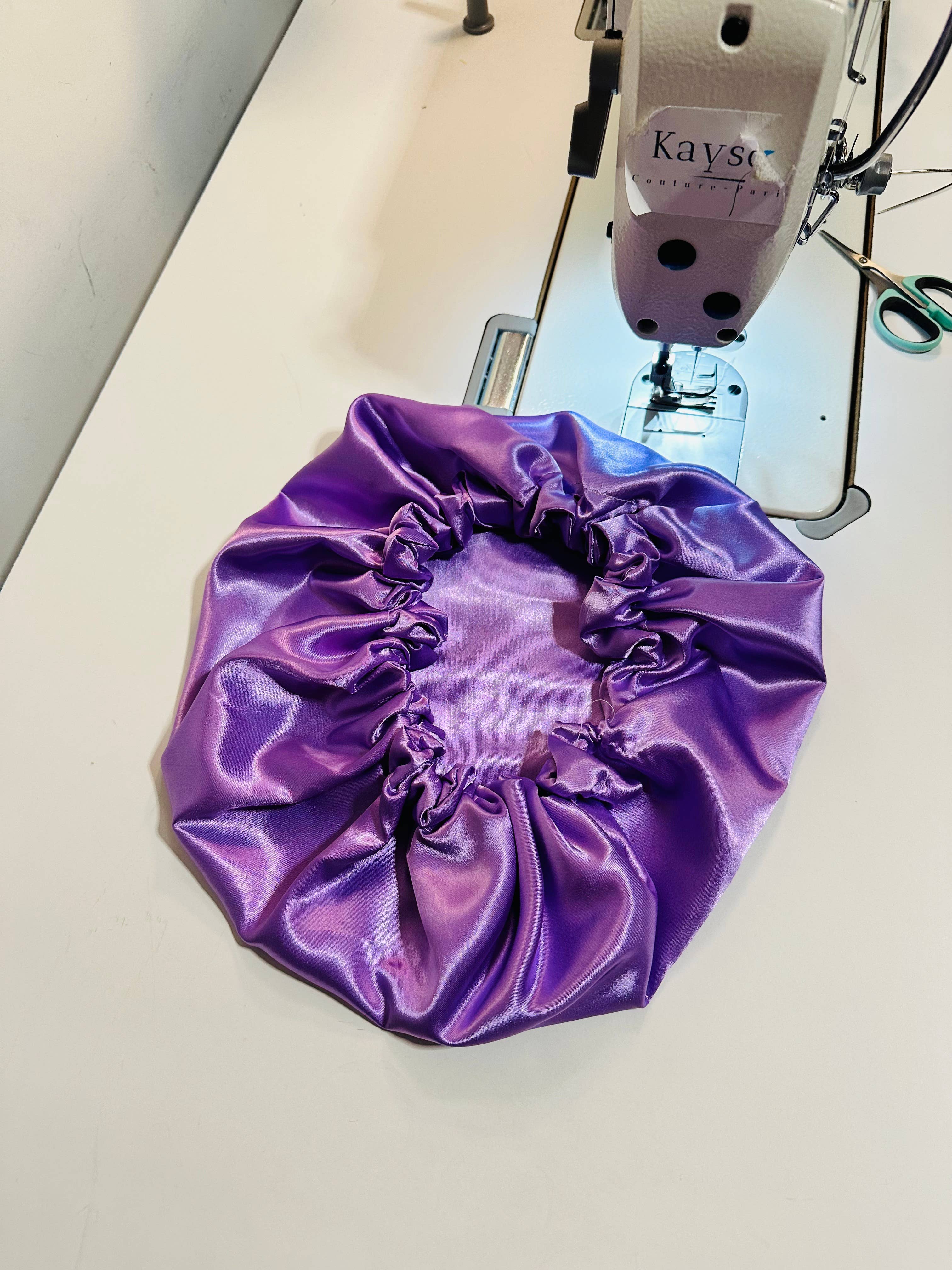 KaysolCouture® - Venta al por mayor Gorro para dormir - Mujer - Gorro de satén nocturno para el cuidado del cabello - hecho a mano5