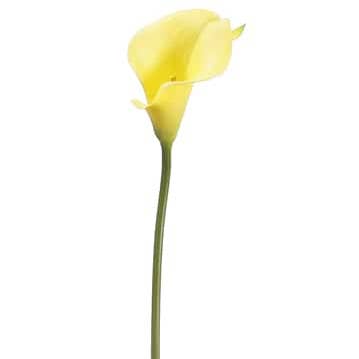 Silk Flower Depot - Wholesale Artificial Flowers - 15" Mini Calla Lily Spray Yellow0
