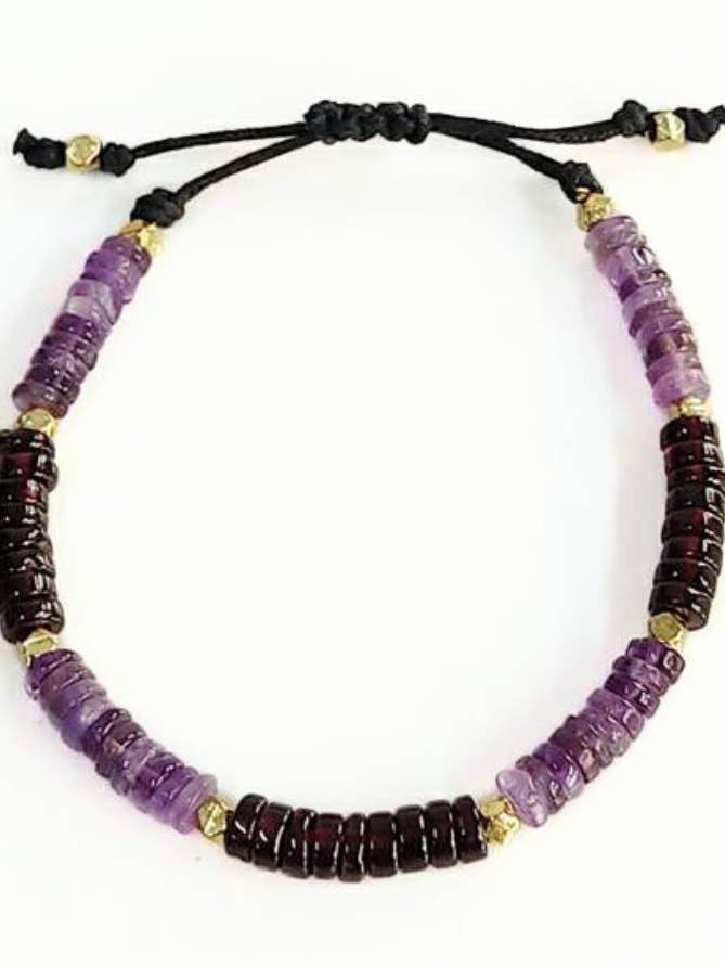 Elemental Stone Adjustable Bracelet for wholesale by Fair Anita