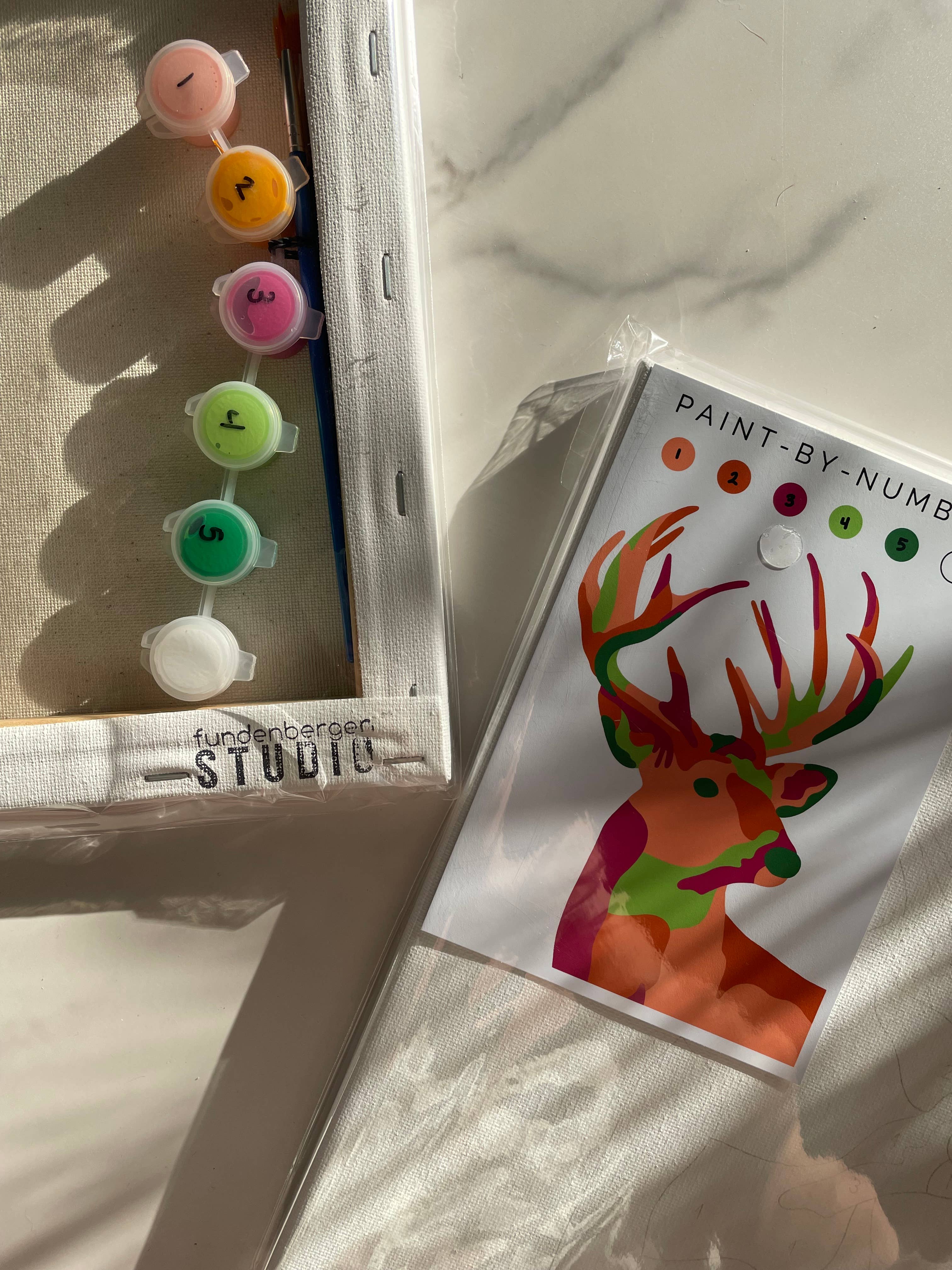 Fundenberger Studio - Wholesale DIY Craft Kit - Deer Paint-By-Number3