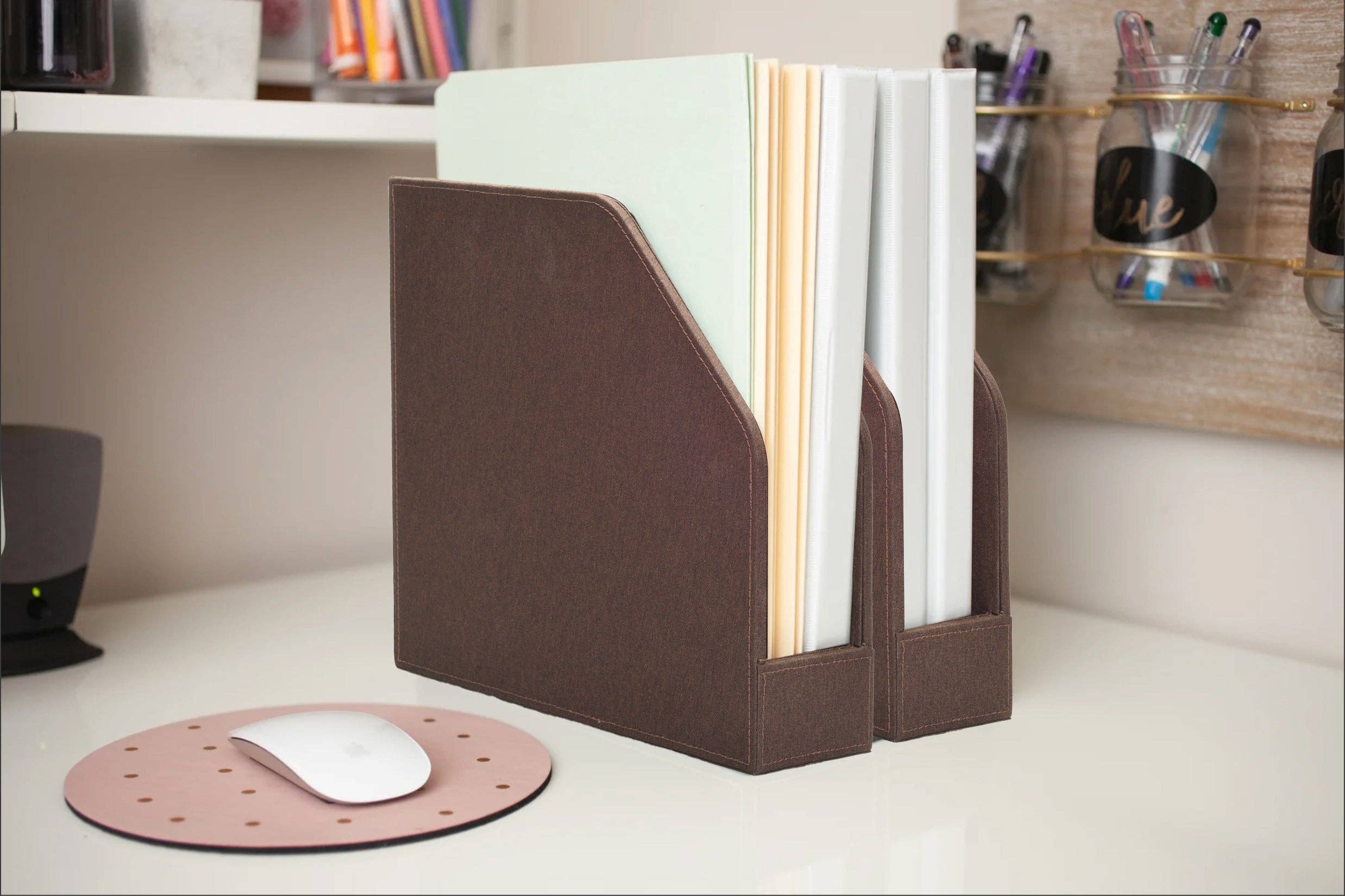 MobileVision - Wholesale Bureau-organizer - Uitvoerende verticale dossierhouders, 2-delige combinatie10