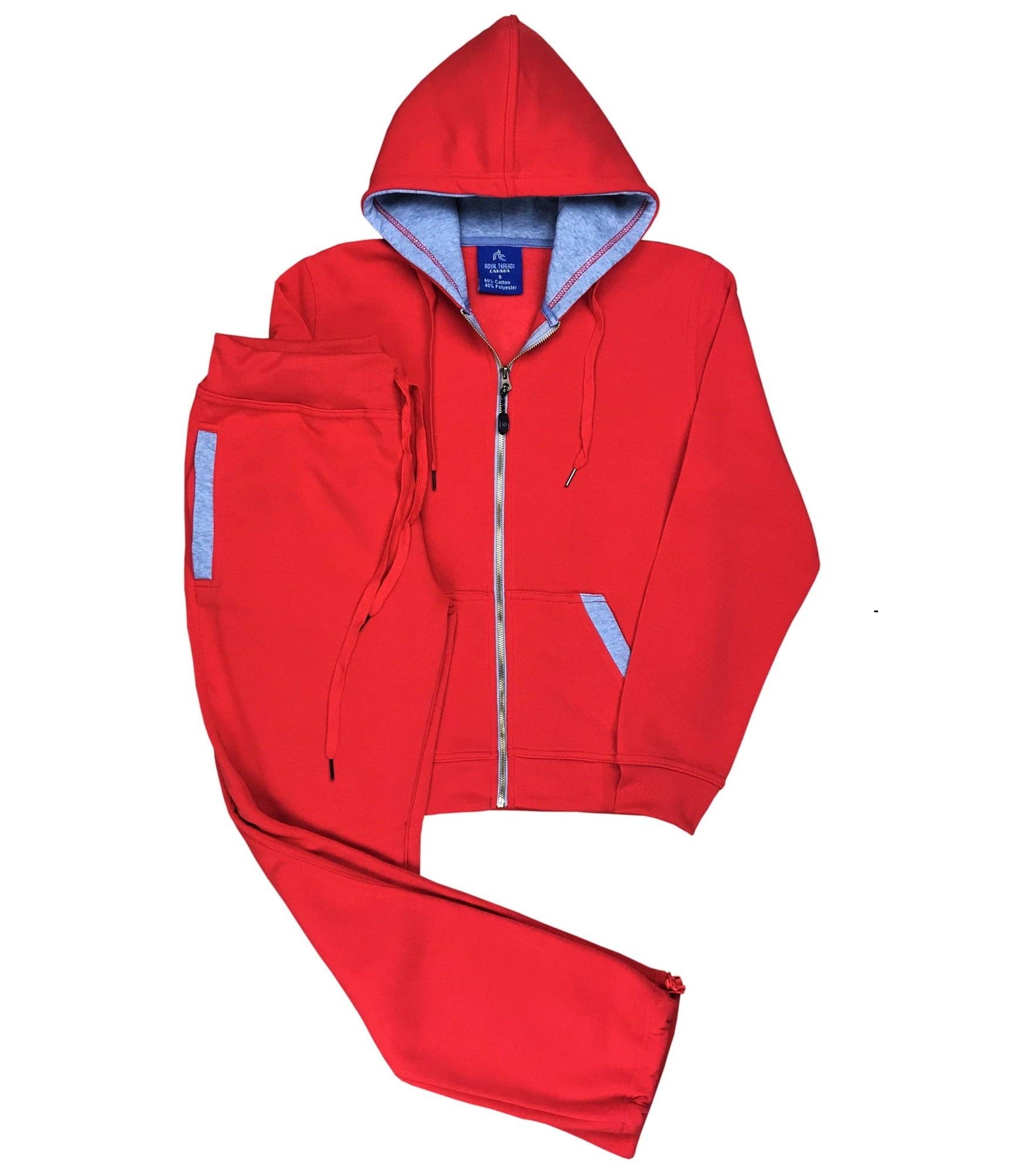 Royal Threads - Wholesale Activewear set – Women′s - Women’s Blossoms Jogging Sweat Jacket Sweatpants outfit5