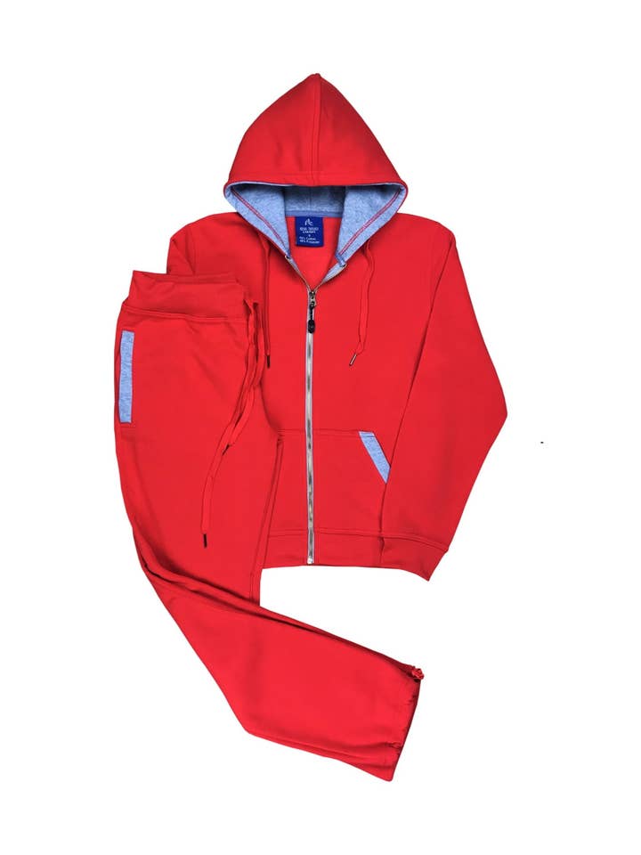 Royal Threads – wholesale Activewear set – Women′s – Women’s Blossoms Jogging Sweat Jacket Sweatpants outfit5