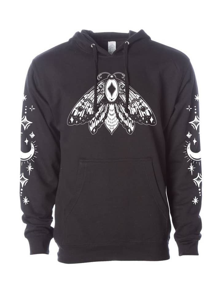 Witchy Moth · Pullover Hoodie for wholesale by Fingers Duke