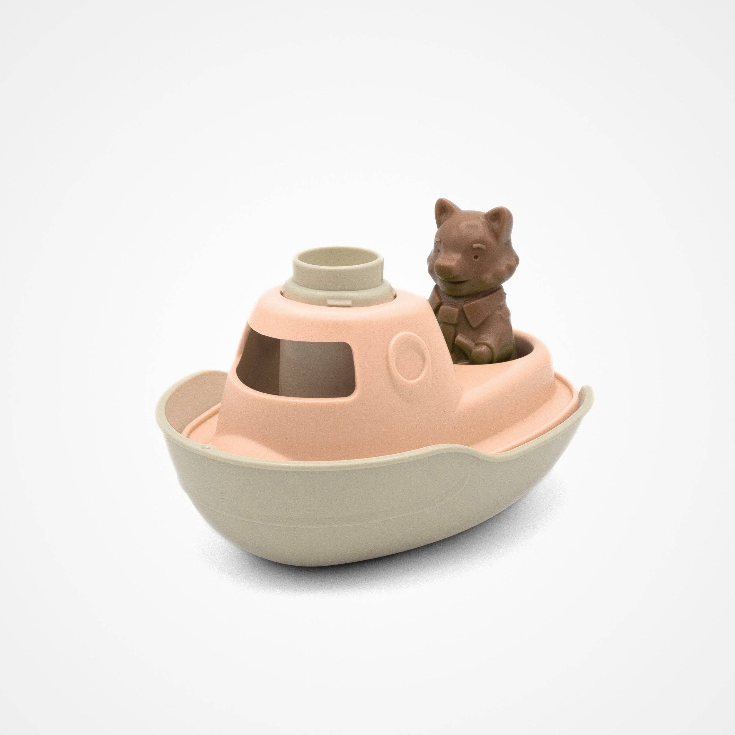 Le Jouet Simple - Wholesale Toy Set - Kids - Moccha Peach Small Boats - Set of 42