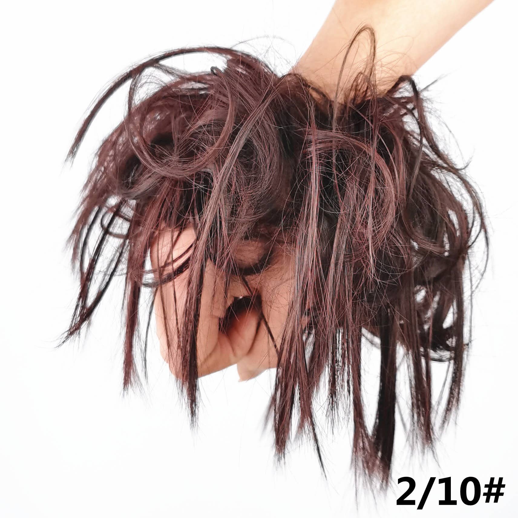 AK Brand - Wholesale Hair Extensions - Messy Curly Synthetic Hair Bun Extension with Elastic Band1