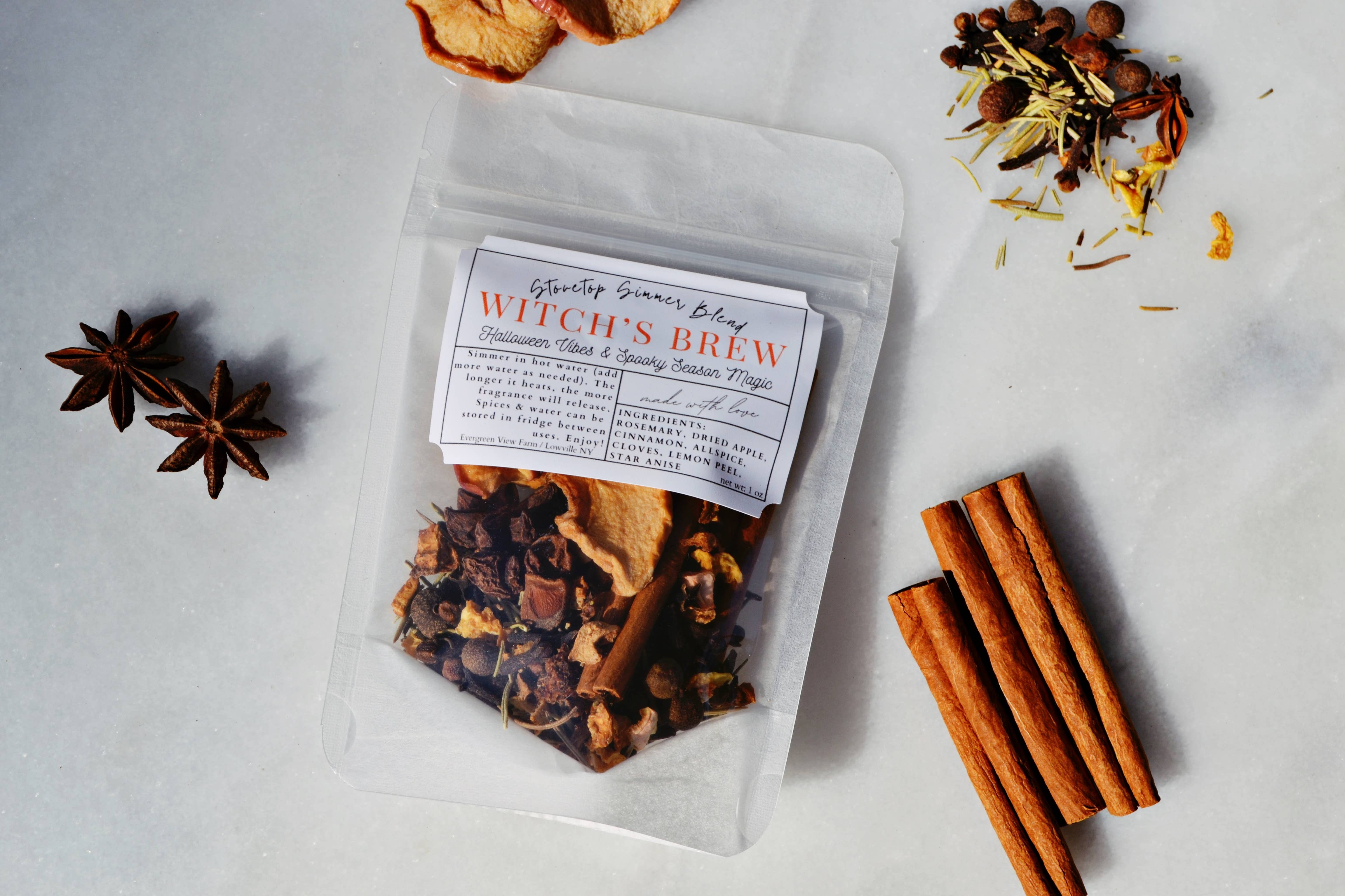 Evergreen View Farm - Wholesale Potpourri - Witch's Brew Autumn Fall Halloween Simmer Stovetop Spices8