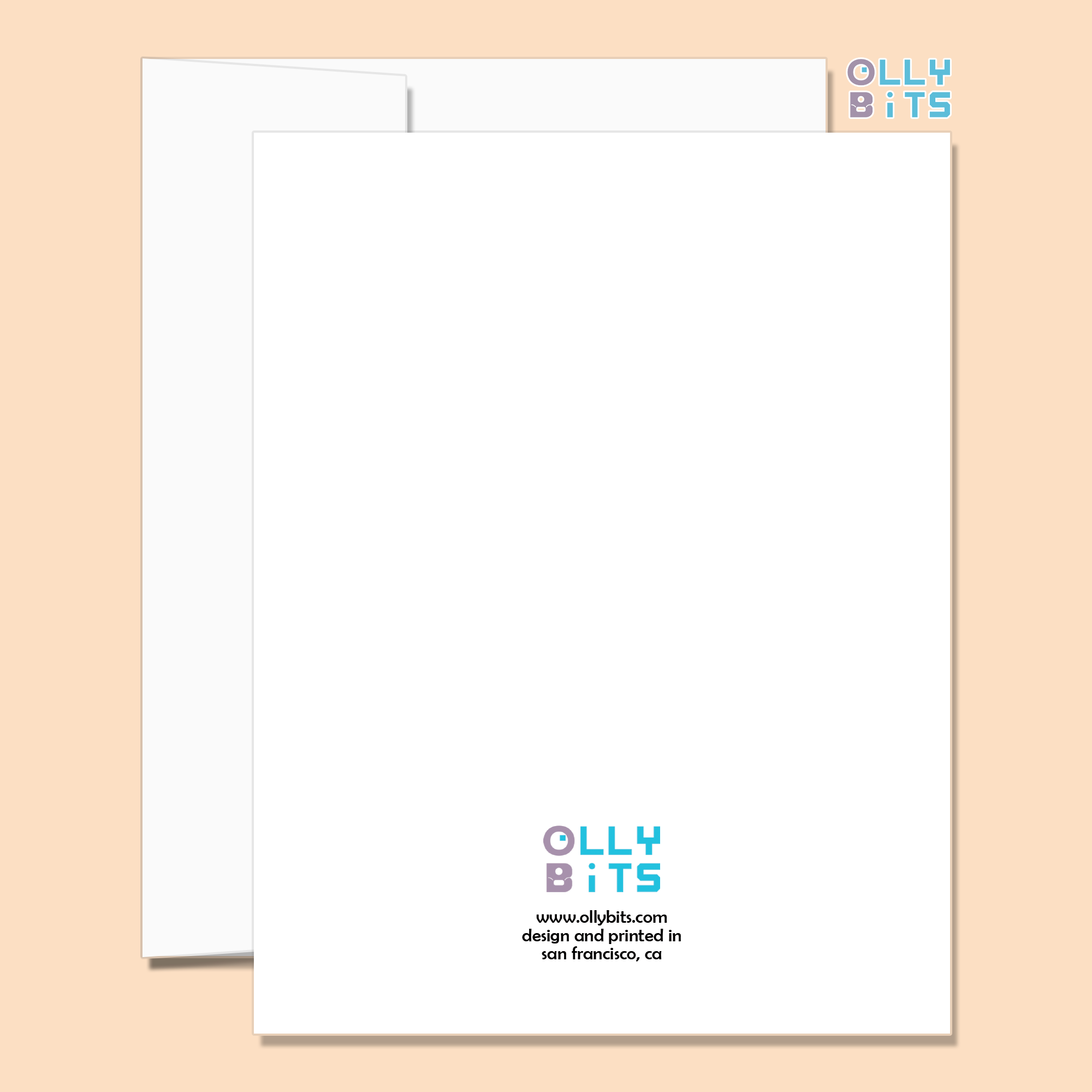 Ollybits Pixel Art - Wholesale Love Card - I'm Crazy A-BAO You! Greeting Card1