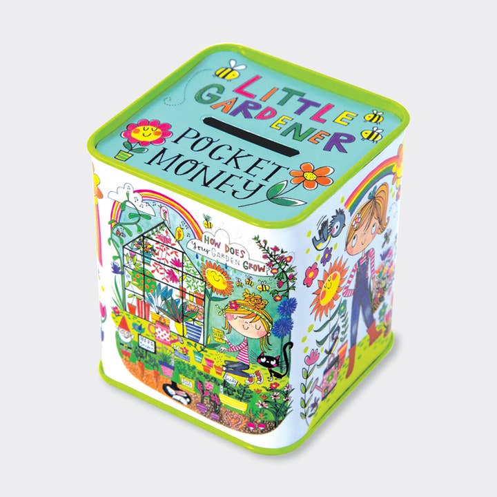 Money Box - Little Gardener for wholesale by Rachel Ellen Designs