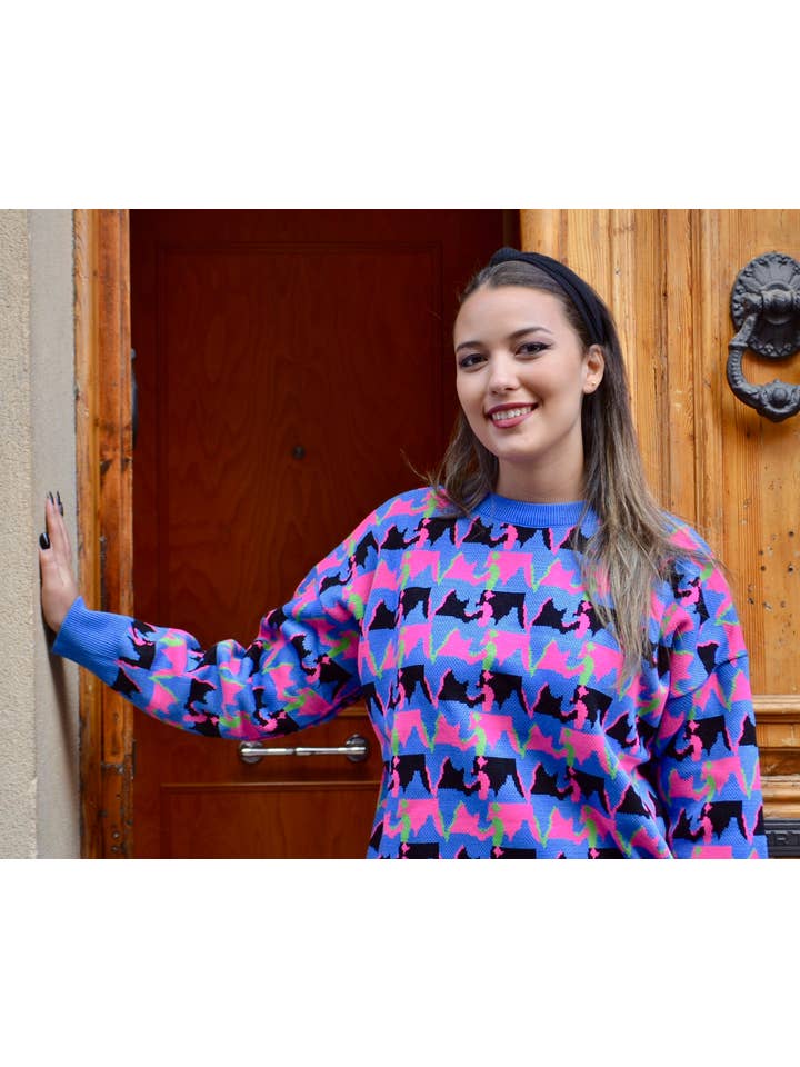 Flipa Barcelona - Wholesale Knit Sweater - Women's - Jersey mountains1