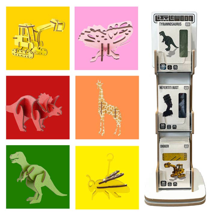 Best Seller Set Pack Wooden Kitsets, 3D Puzzle for wholesale by LITTLE AND WOOD