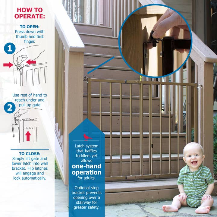 Cardinal Gates, Inc. - Wholesale Pet Folding Gate - Dog - Cardinal Gates Outdoor Safety Gate (Model SS-30OD)4