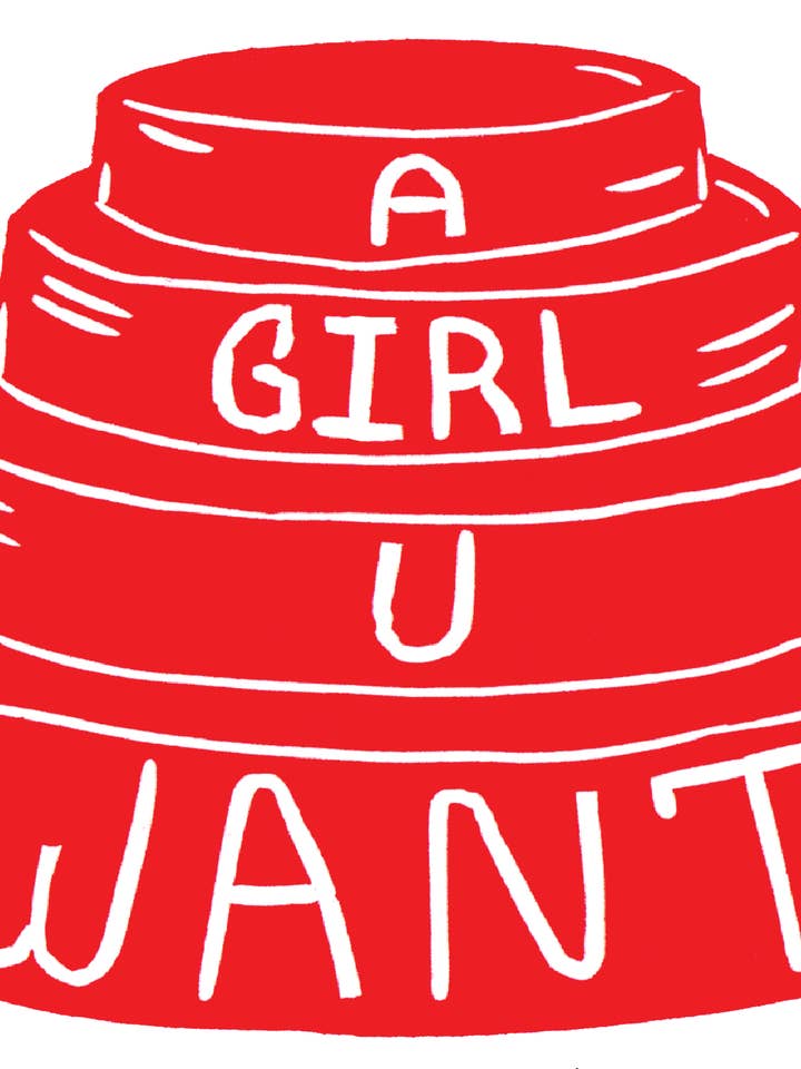 Ein Mädchen, das du willst Devo Dome Hut - Grußkarte mit Umschlag, innen leer 5x7" für den Großhandel von Pixel Palmer