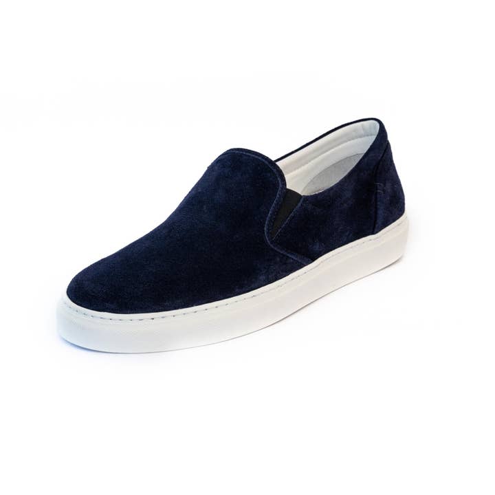 rational studio - Wholesale Slip On Sneakers - Men's - Luxury-grade Suede Slip-on Made in Italy