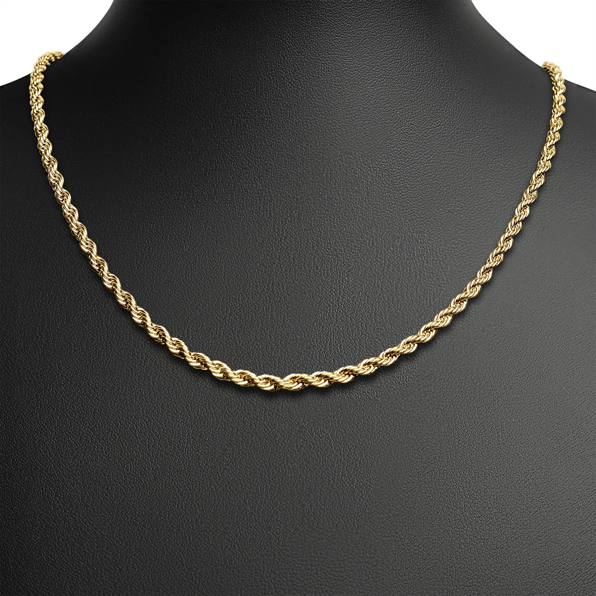 WJW - Wholesale Schakelketting - Gouden ketting met touw10