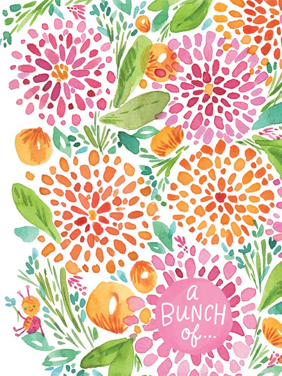 FC133T BOUQUET ALLUMÉ - MERCI - A2 pour la vente par Fun Folks