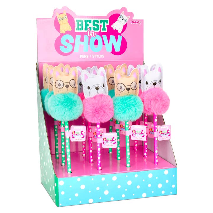 Iscream - Wholesale Pen & Pencil Holder - Dog Pens PDQ -12 pens