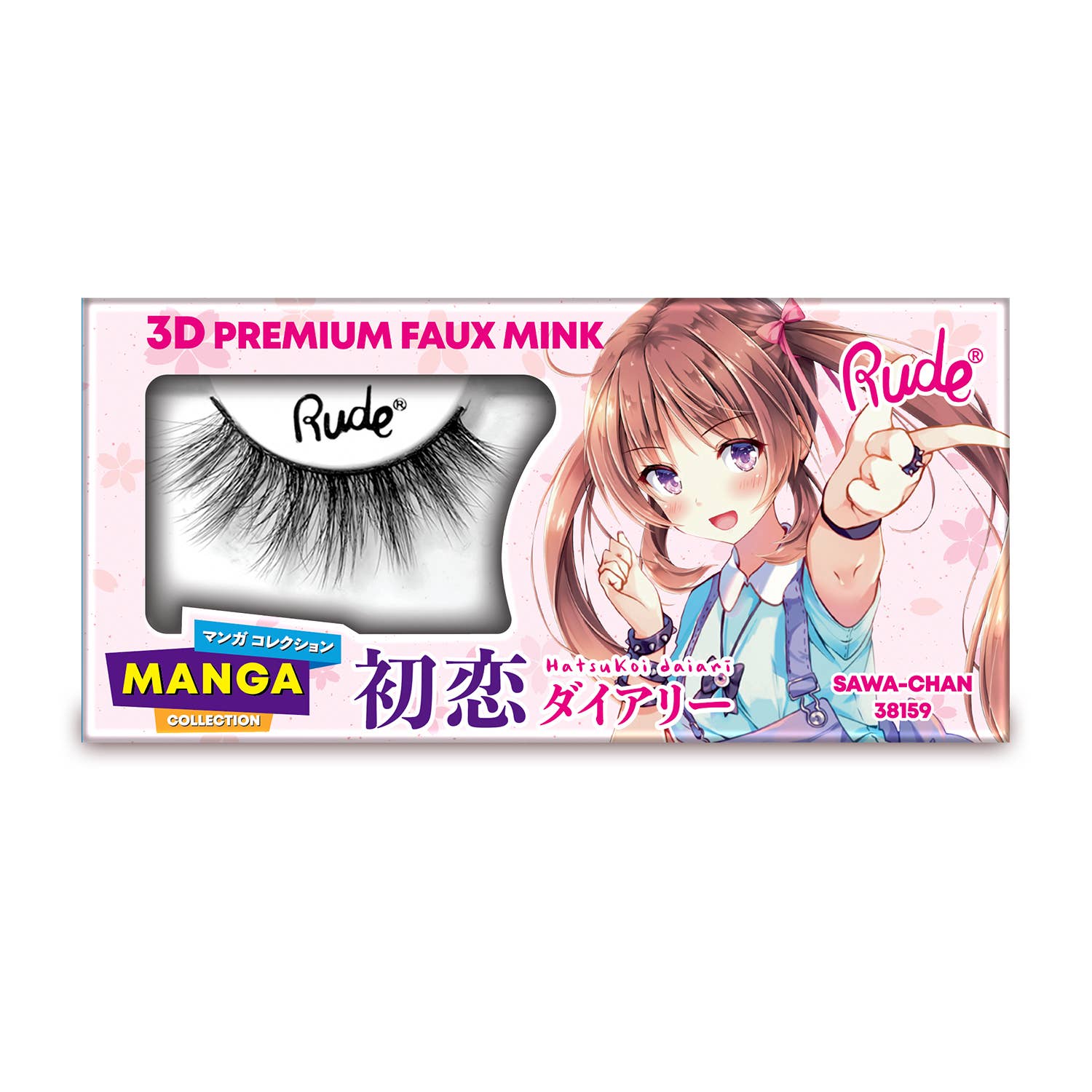 Rude Cosmetics - Wholesale False/Fake Eyelashes - Manga 3D Faux Mink Lashes2