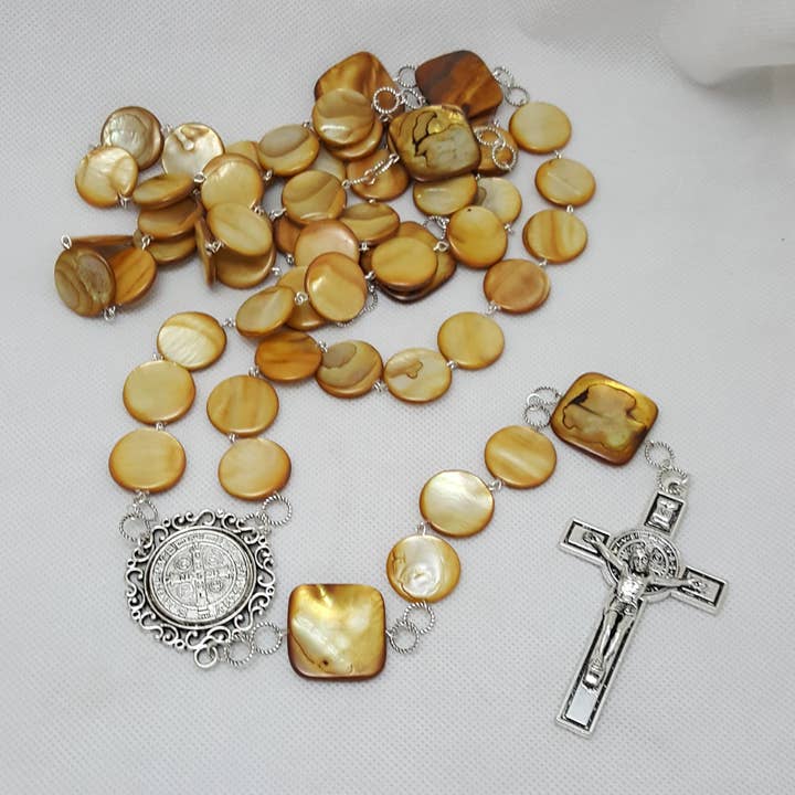 Shell Wall Rosary for wholesale by MG Rosary