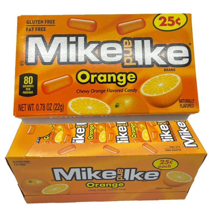 I Got Your Candy - Wholesale Gummy - Mike & Ike Orange Pre-Priced 0.78oz - 24ct