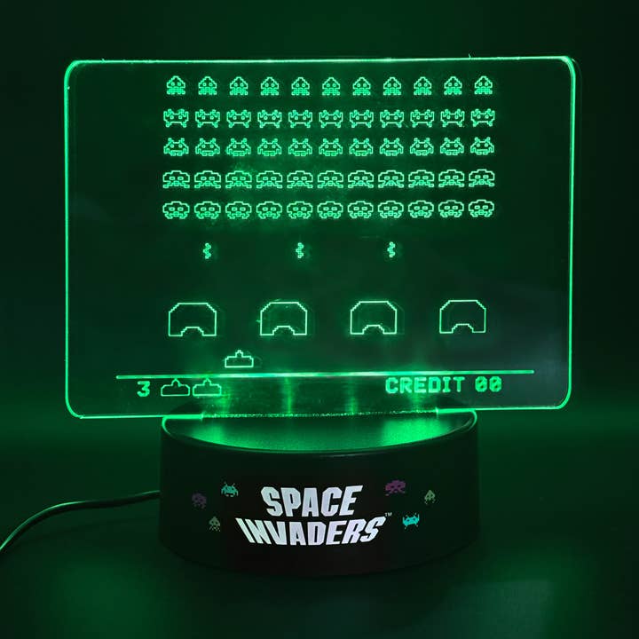 Space Invaders - Lampada in acrilico per la vendita all'ingrosso da parte di Mad Monkey GmbH
