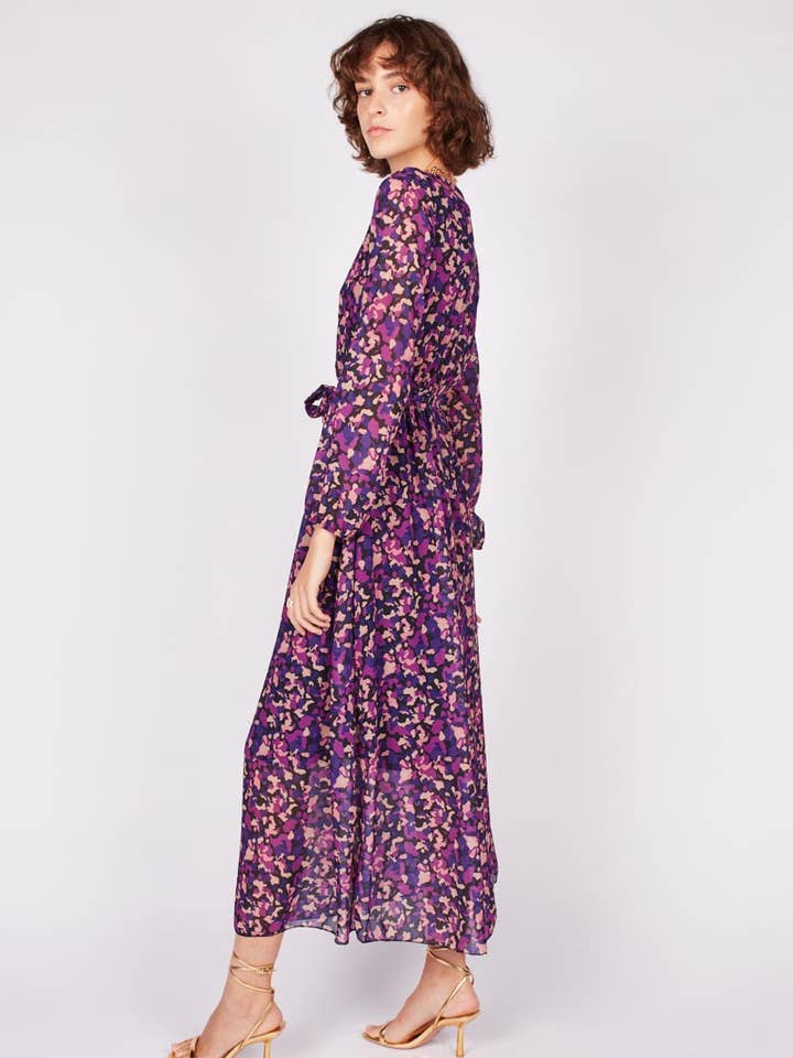 Robe longue imprimée pour la vente par Dioxide