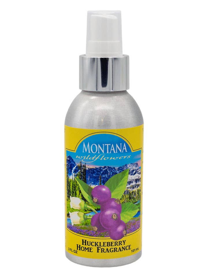 Montana Huckleberry Wildflower Scented Home Fragrance Spray for wholesale by Created By Nature