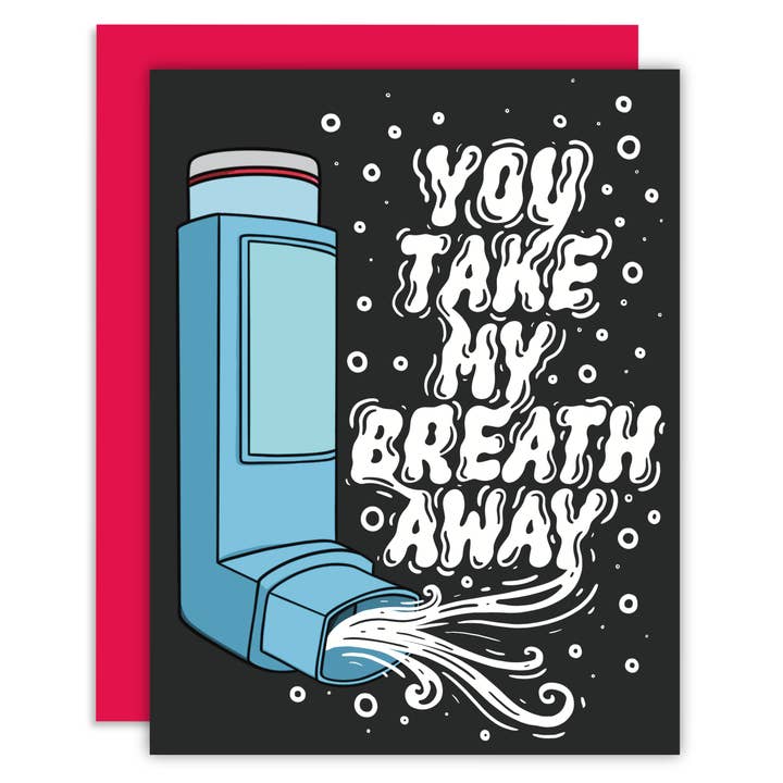 Midnight Door Studio - Wholesale Love Card - You Take My Breath Away Greeting Card