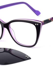 Monture à clipser en acétate polarisé optique pour femme G5259 C6 pour la vente par C.Rodríguez Eyewear
