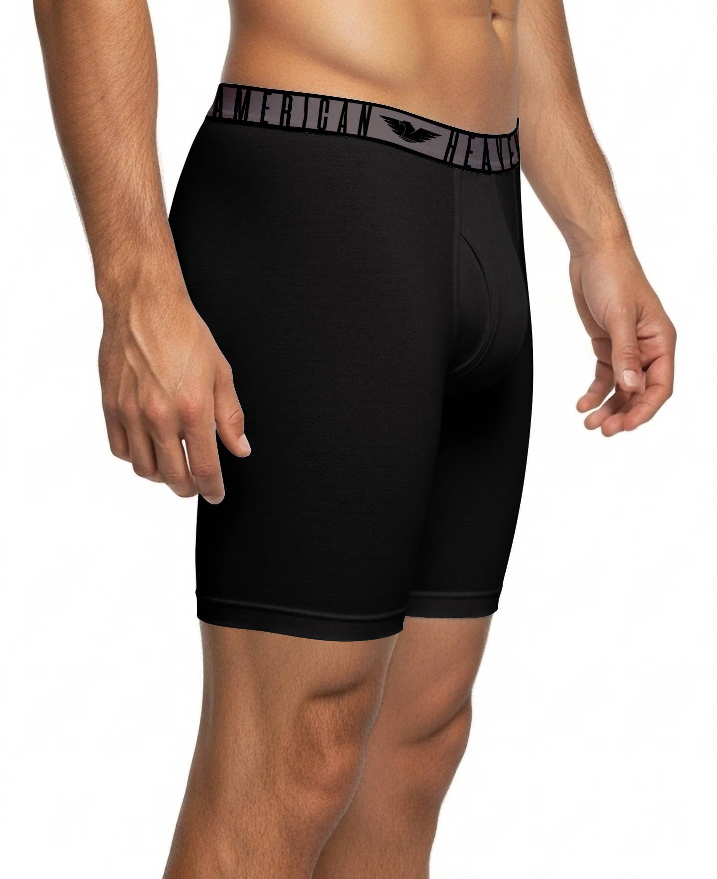 I-Wear Brands - Vente Sous-vêtements – homme - Lot de 6 boxers ultra doux au genou avec braguette pour hommes6