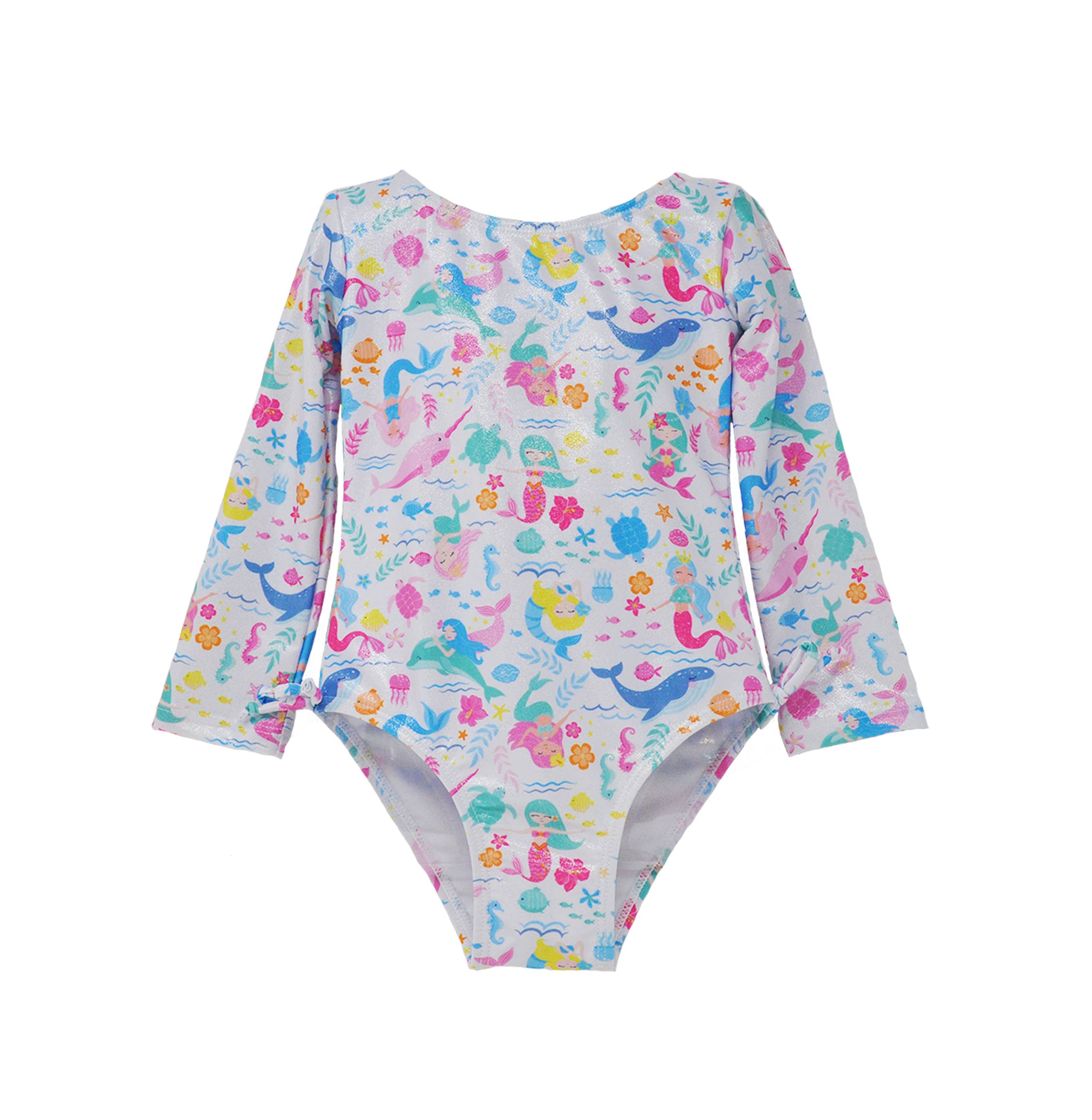 Flap Happy - Wholesale One Piece Swimsuit - Kids - Girls UPF50+ Charlie Long Sleeve Rash Guard Swimsuit1