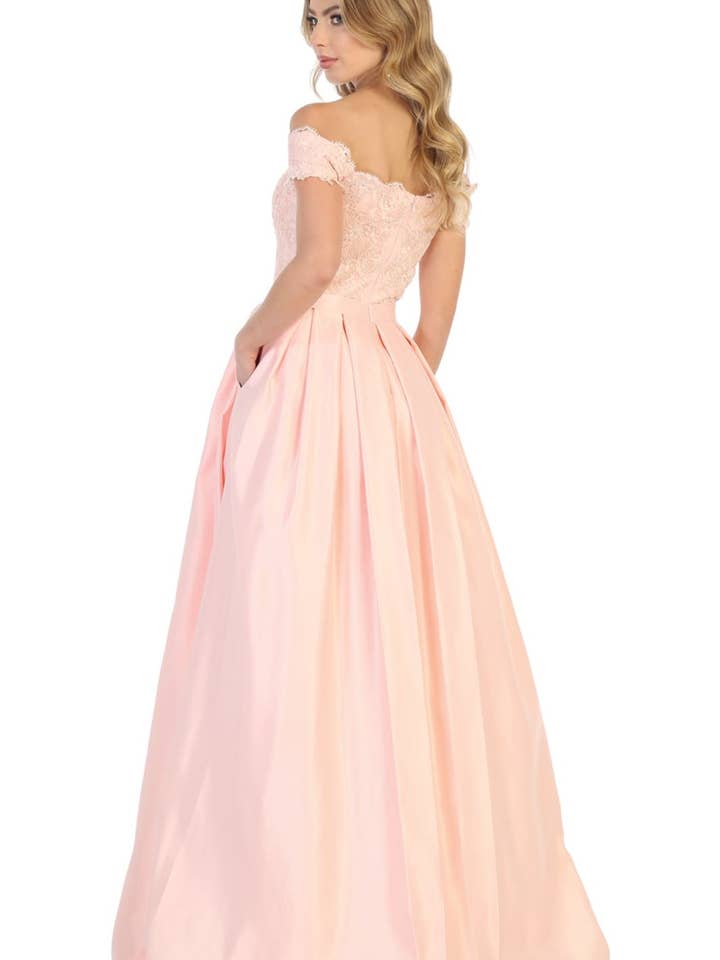 LA Merchandise - Vendita all'ingrosso Abito da sera - Donna - Abito da sera con spalle scoperte e tasche - LA176211