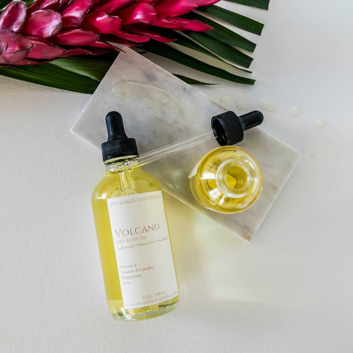 Ivy & Sage Co. – wholesale Bad- och kroppsolja – Volcano Torr Kroppsolja