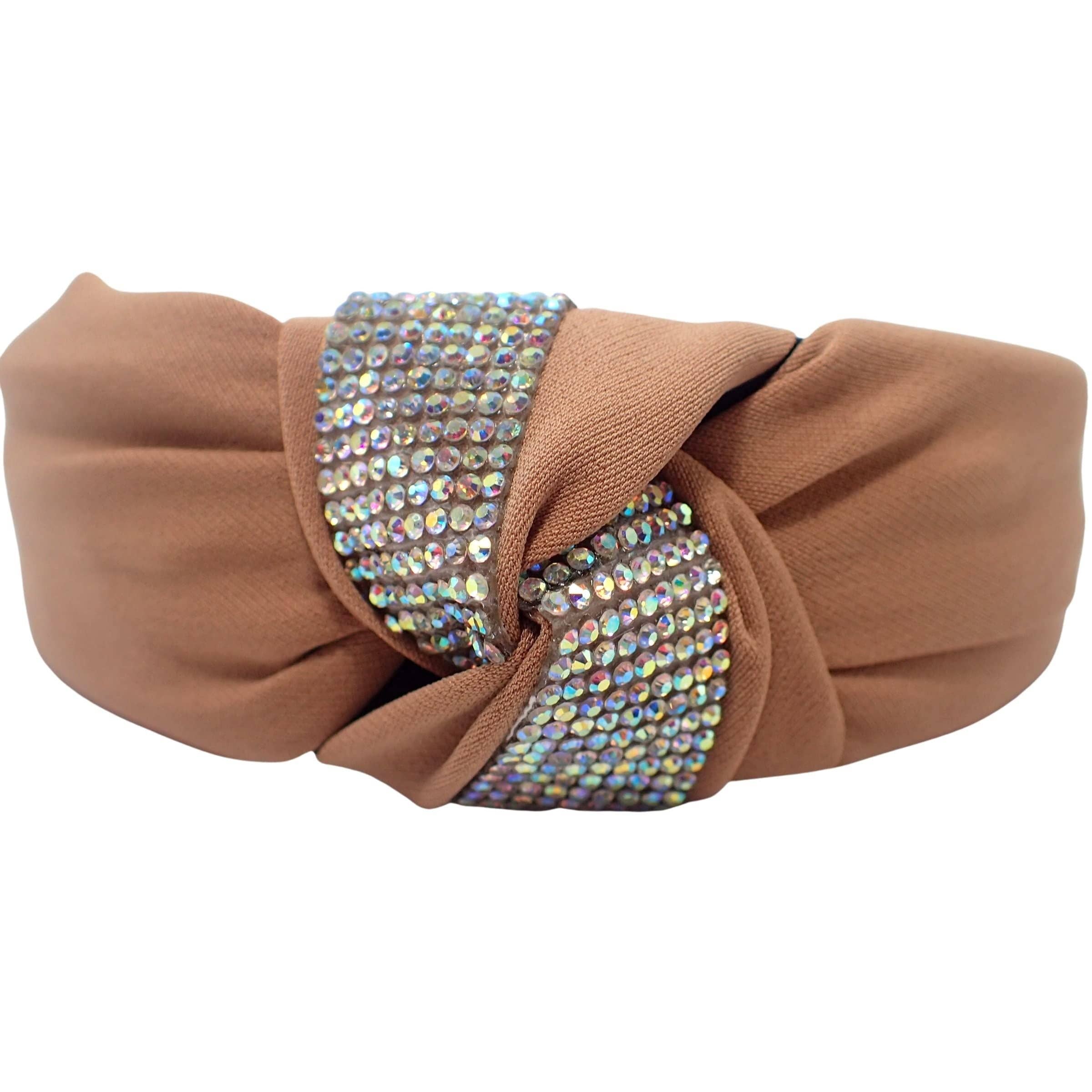Topkids Accessories – Engroshandel Pandebånd - Dame – Diamante Knot Alice Bands voksne kvinder, Hårtilbehør til kvinder, Hårbånd til kvinder, Tykt pandebånd, Kvinders pandebånd, Hovedbånd Voksne kvinder, Brede pandebånd2