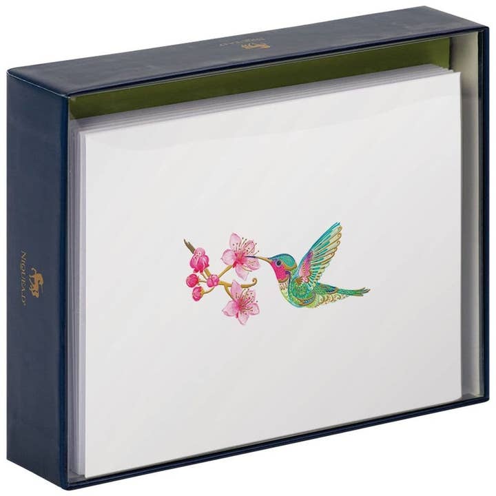 Hummingbird Boxed Note Cards for wholesale by NIQUEA.D