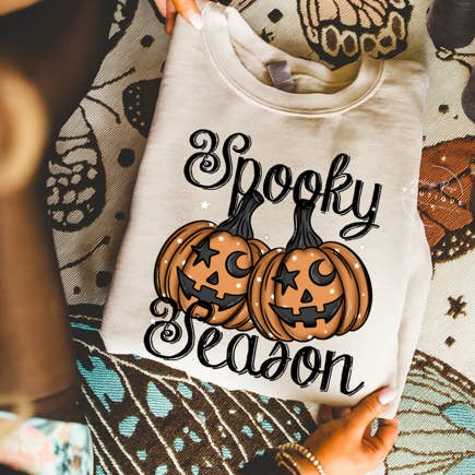 Spooky Season Sweatshirts & T-Shirts for wholesale by Trendy Chic Apparel LLC