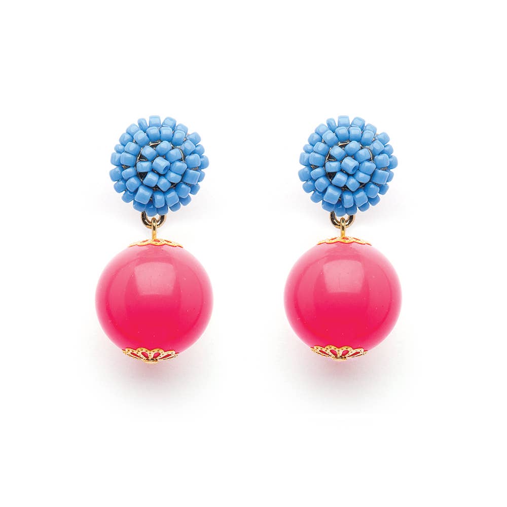 Fornash - Wholesale Dangle Earrings - Seed Bead Earrings - Candy - Pink7