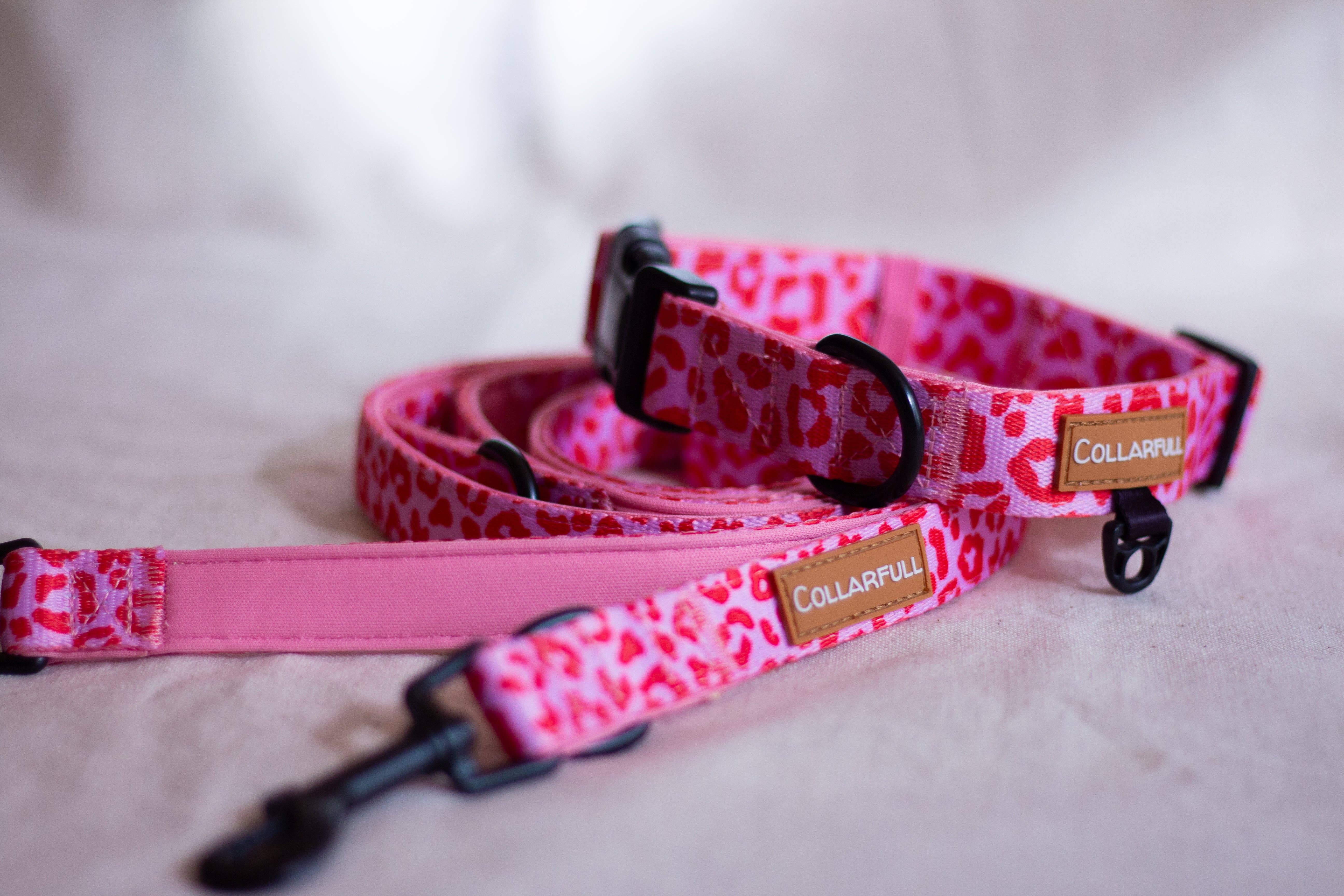 Collarfull – wholesale Pet collar – Dog – Adjustable Dog Leash - Pink Panther4