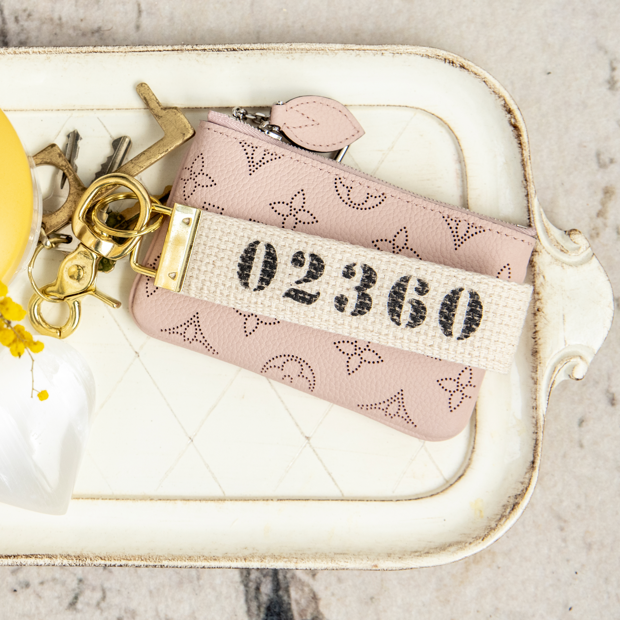 Rustic Marlin – wholesale Keychain – Unisex – Your Zip Code Personalized Keychain3