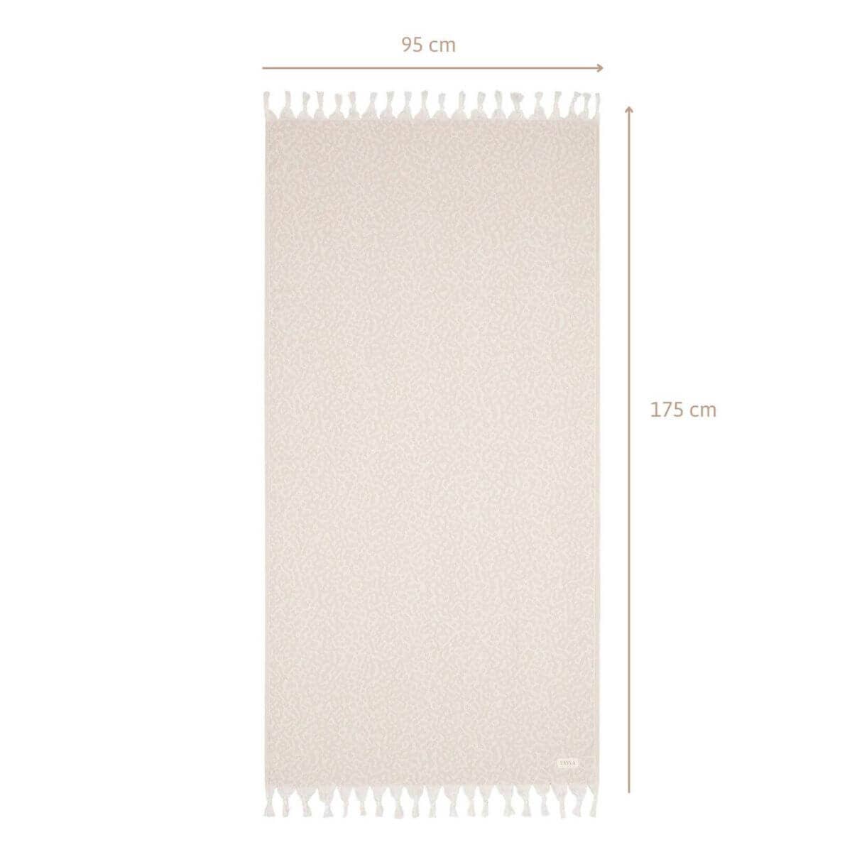 VAYVA - Vente Serviette de plage - Serviette en coton | Serviette de plage | Serviette de hammam Mykonos8