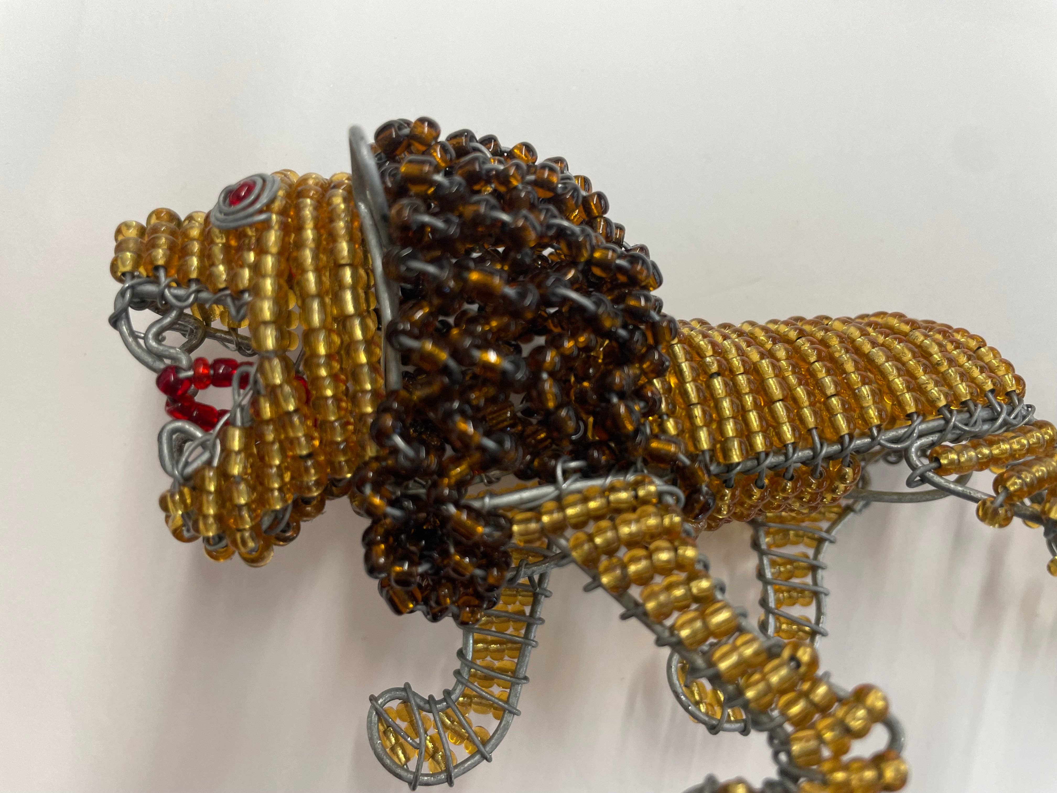 Wanderlust Global - Wholesale Decorative Figurine - Small Beaded Safari Animals1